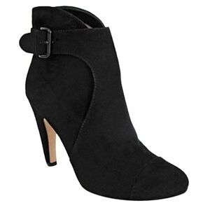 Plenty by Tracy Reese Women's Rosa Ankle Boots Booties SZ US 8.5 Black Suede